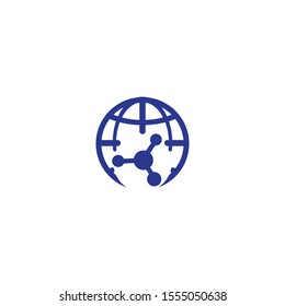 Global logo template vector icon design