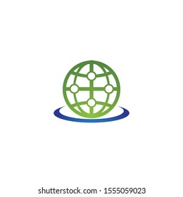 Global logo template vector icon design
