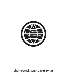 Global logo template vector icon design