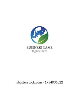 Global logo template vector icon design