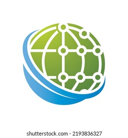 Global logo template vector icon design