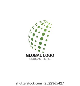 Iconos y gráficos del Arte vectorial del logotipo global