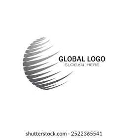 Iconos y gráficos del Arte vectorial del logotipo global