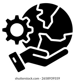 Elemento De Ícone De Gerenciamento Global Para Design