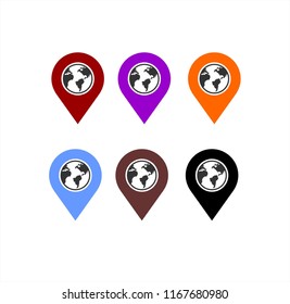 global map pin icon