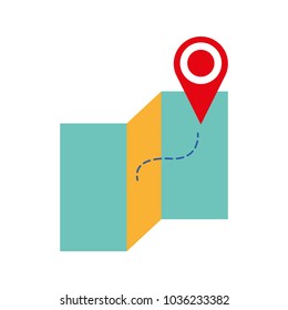 global map travel with location symbol