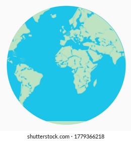 mapa global de la ilustración mundial