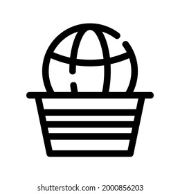 icono del mercado global o logotipo símbolo de señas aislado ilustración vectorial de alta calidad estilo negro iconos vectoriales
