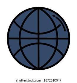 global market on white background vector illustration design