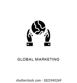 Global Marketing icon in vector. Logotype
