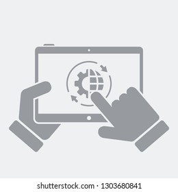 Global mobile services icon