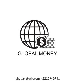 Symbol für globales Geld, Symbol für Technologie