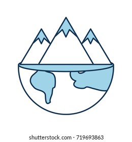 global mountain ecology natural environment concept