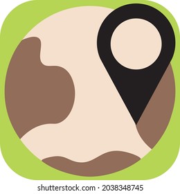 Navegación global, ilustración, vector, sobre un fondo blanco.