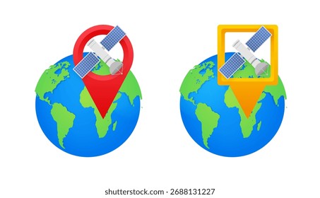 Localização da Terra no sistema global de navegação por satélite