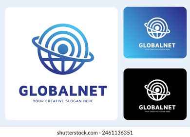 Global Net Logo Design Template