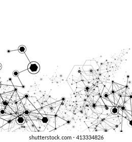 Global Network Background - Vector Illustration, Graphic Design Useful For Your Design 