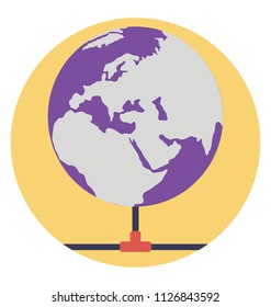 A global network is communication network which spans entire earth