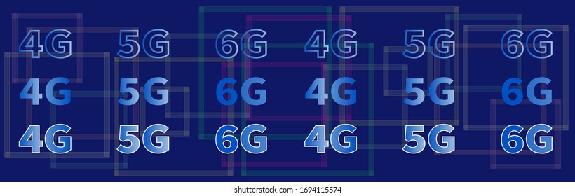 Global network connection. 4G 5G 6G data rate technology. Geometric abstract background with connected lines. High speed WAN innovation connections. Telecommunication technology business concept.