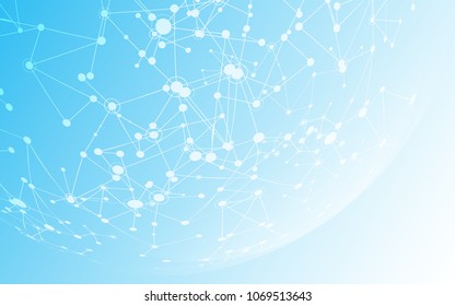 Global network connection abstract technology background global business innovation concept
