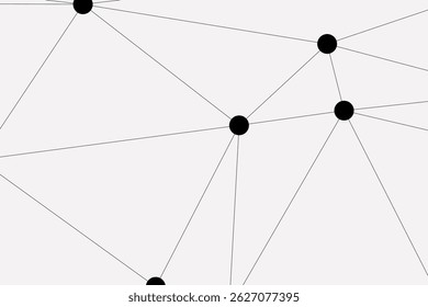 Global network connection background for banner design. Abstract line background with connecting dots and lines. Network Connecting dot polygon Social network communication. Internet technology.