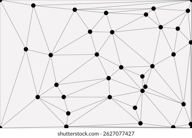 Antecedentes de conexión de red global para el diseño de Anuncios. Fondo de línea Abstractas con puntos y líneas de conexión. Red Conectando punto polígono Comunicación de red social. Tecnología de Internet.
