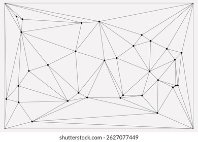 Global network connection background for banner design. Abstract line background with connecting dots and lines. Network Connecting dot polygon Social network communication. Internet technology.