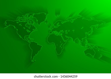 Global network connection background, green world map, vector, illustration, eps file