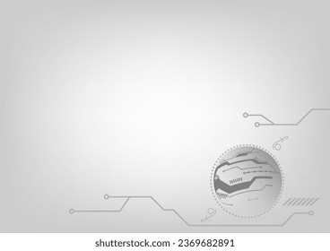 Global network connection background. World map point and line composition concept of global business. Black and white vector illustration.