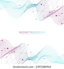 Global network connection banner design template. Header social network communication in the global business concept. Big data visualization. Internet technology.