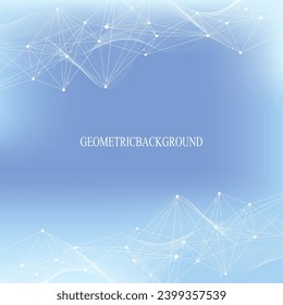 Global network connection banner design template. Header social network communication in the global business concept. Big data visualization. Internet technology.