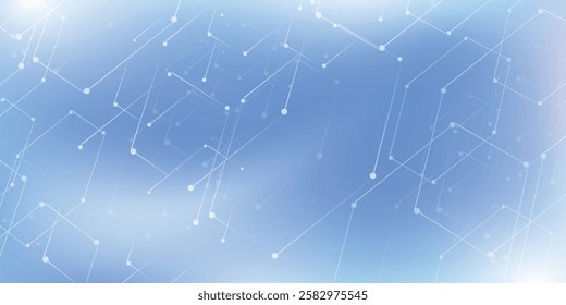 Global network connection banner design template. Header social network communication in the global business concept. Big data visualization. Internet.vector eps10