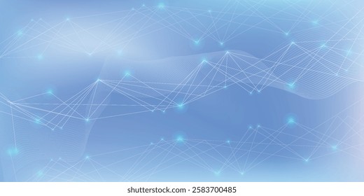 Global network connection banner design template. Header social network communication in the global business concept. Big data visualization. Internet.eps10