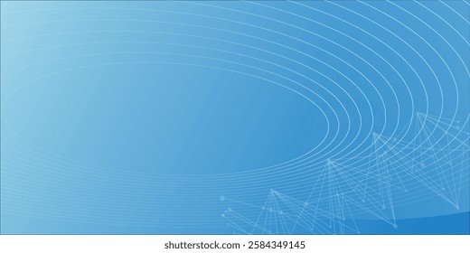 Global network connection banner design template. Header social network communication in the global business concept. Big data visualization.