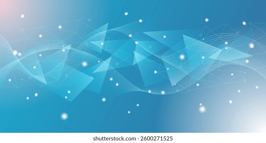 Global network connection banner design template. Header social network communication in the global business concept. Big data