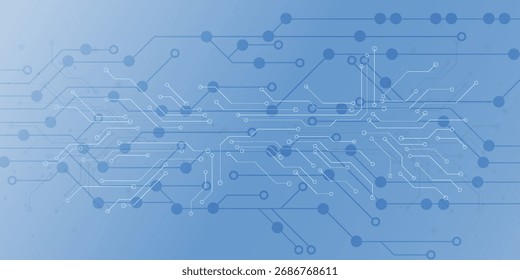Global network connection banner design template. Header social network communication in the global business concept. Big data visualization. Eps10