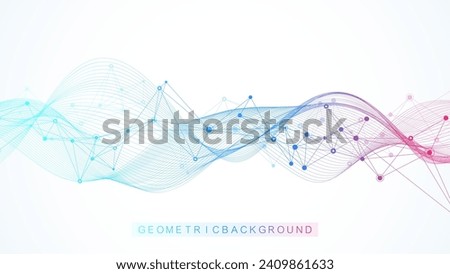 Global network connection banner design template. Header social network communication in the global business concept. Big data visualization. Internet technology.