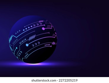 Global network connection. Global business. Cloud network. Abstract technology background. Global internet. Technology and communication. Vector illustration