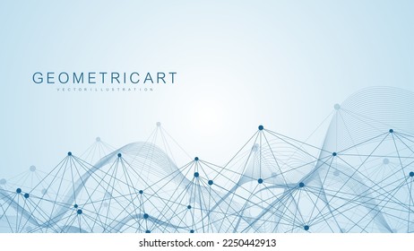 Global network connection. Global business. Social network communication. Internet technology. Vector illustration