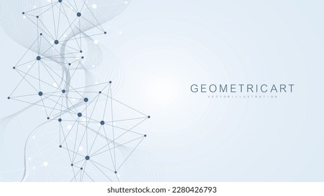 Global network connection. Global business. Social network communication. Internet technology. Vector illustration