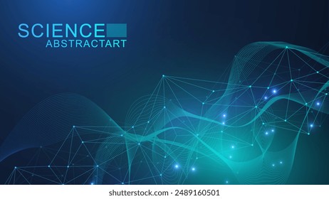 Global network connection. Global business. Social network communication. Internet technology. Vector illustration