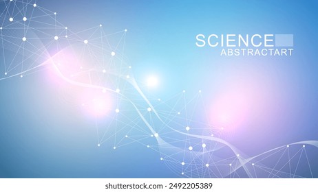 Global network connection. Global business. Social network communication. Internet technology. Vector illustration