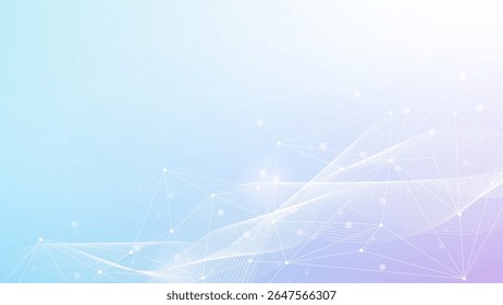 Global network connection. Global business. Social network communication. Internet technology. Vector illustration