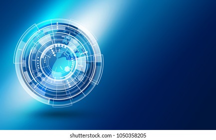 Global network connection design with copy space vector illustration