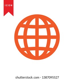 Global network connection. world map, Internet Icon - Premium Vector