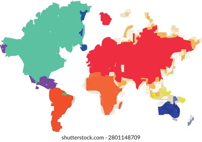 Global Network Connection World Map Point and Line Vector Icon