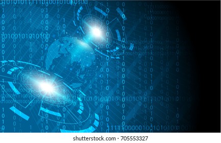 Global network connection.abstract  technology innovation concept background. Vector Illustration