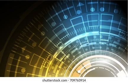Global network connection.abstract  technology innovation concept background. Vector Illustration