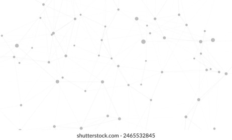 Conexiones de red globales. Redes neuronales de Vector Abstractas en el ciberespacio. Inteligencia artificial de la red futurista. Tecnología virtual ciberdinámica.