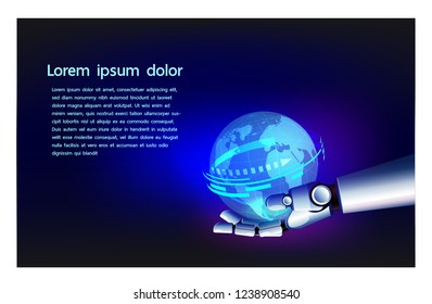 global network connections internet of things,networking futuristic social medium. communication network data science learning machine protection system With space for content,web- template, business 